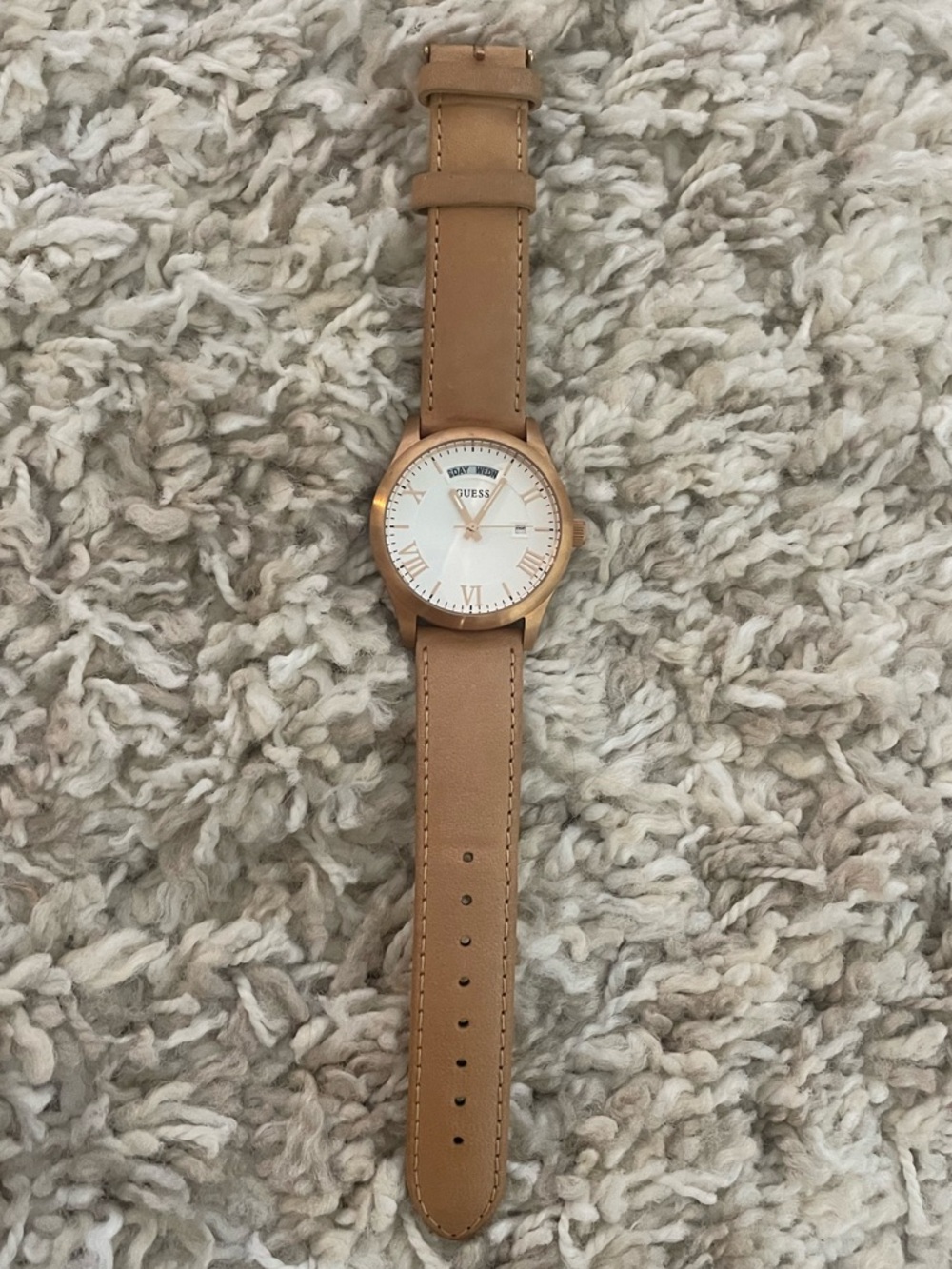 Tan / Pink Classic Simple Watch
